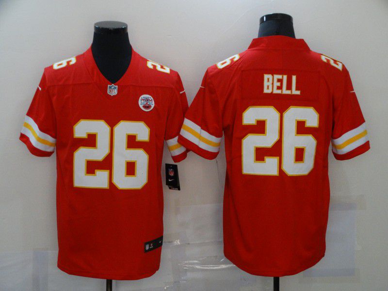 Men Kansas City Chiefs #26 Bell Red Nike Vapor Untouchable Limited 2020 NFL Nike Jerseys->indianapolis colts->NFL Jersey